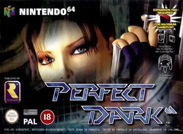 Perfect Dark (Europe) (Debug Version) (2000-04-26) box cover front